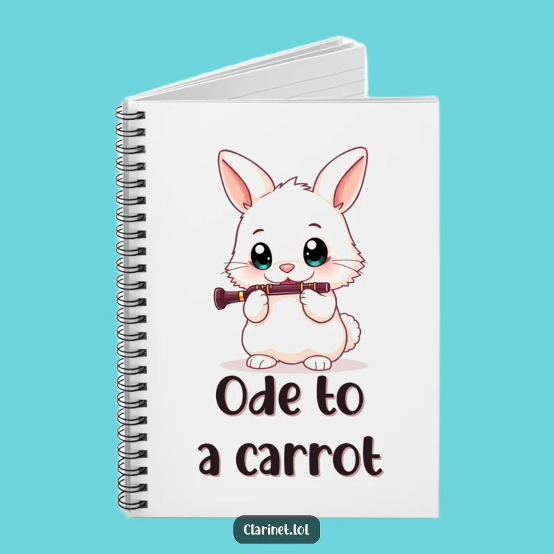 Bunny Clarinet Notebook: Funny Journal for Musical Ideas!
