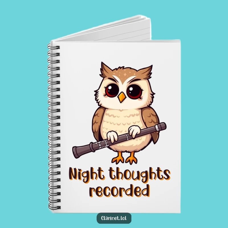 Owl Clarinet Notebook: Funny Journal for Musical Rhythms!