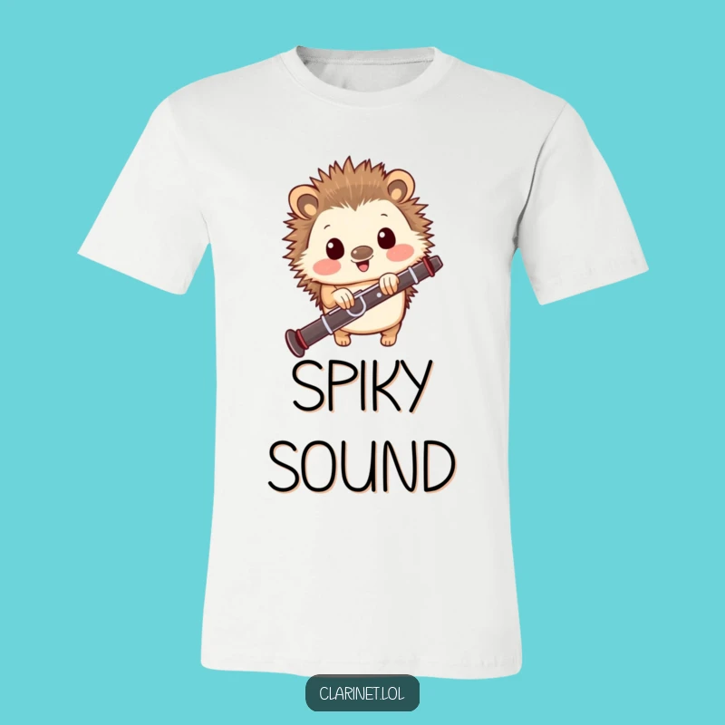 Hedgehog Clarinet Tee: Show Off Your Funny Musical Side!