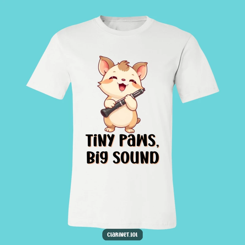 Funny Energetic Creature Clarinet T-Shirt: Show Your Musical Drive and Joy